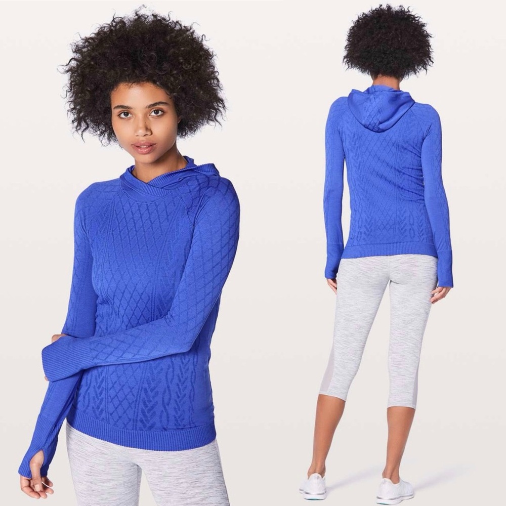 Lululemon Rest Less Hoodie inBlazer Blue | Size 4